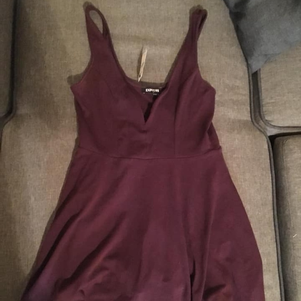 Maroon Express Dress